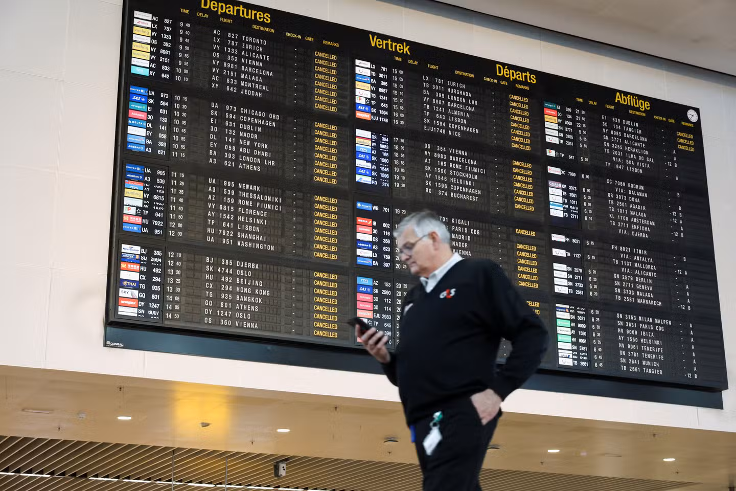 Belgium cancels flights over nationwide strike